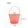 Cesta de Plástico para Recoger Bayas Cesta de Frutas Frescas Fresa Cereza Fabricante de Venta Directa Cesta Cesta de Mano Mora Cesta Resistente Duradera