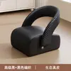 Taburete Pequeño con Ruedas, Taburete Bajo Móvil para Uso Doméstico, Ruedas Giratorias, Taburete Sofá con Respaldo, Taburete para Cambiar Zapatos en la Entrada, Silla Pequeña, Banco de Madera Maciza