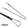 Hebilla de montañismo para exteriores cuerda elástica banda elástica cordón para tienda de campaña 8 mm tendedero para camping cuerda de amarre para equipaje cinturón de embalaje
