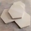 Virutas de Madera de Pino Forma Especial Hexagonal Material Poligonal Venta al por Mayor Decoración de Pared de Fondo Modelo Materias Primas Tablero de Madera DIY Escamas
