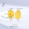 Accesorios diy de Oro Vietnamita de Larga Duración Yu Ver Hermoso Colgante de Tulipán Esmaltado Collar Regalos para Novia