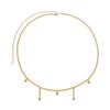 Joyería transfronteriza europea y americana, moderna y moderna, estilo Spice Girl, cadena de cuerpo con borla de aleación, colgante de estrella simple para mujer, cadena de cintura que combina con todo.