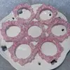 [Serie Rosa Fuego] Joyería Hecha a Mano Luminosa de Luciérnaga DIY - Flor de Resina