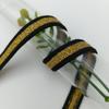 Em estoque fita de seda tricotada dourada e prateada 1,2 cm de largura fita colorida 1 cm de largura fita colorida para decoração DIY