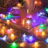 Fio de luz solar para acampamento ao ar livre, decoração de atmosfera de Natal para barraca, luz de estrela com LED, luzes de Ano Novo, luz noturna
