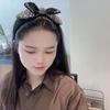 Corea del Sur Lujo Ligero Diamantes de Imitación Lazo Banda para el Cabello Juguetona Moderna Diadema de Copa Craneal Alta Adorno para la Cabeza Cara Pequeña Reductor de Edad Banda para el Cabello para Mujeres