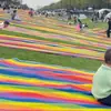 Tela para Deslizarse en el Césped, Tela para Juegos de Padres e Hijos, Actividad Deportiva Interactiva al Aire Libre, Equipo de Entrenamiento Sensorial, Tela para Deslizarse de Jardín de Infancia