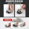 Tapa de desagüe emergente para lavabo, tapón emergente tipo pulsador para lavabo, lavabo de encimera, tapón a prueba de fugas para fregadero, accesorio universal