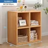 Gabinete Lateral de Sofá con Puerta, Gabinete de Rejilla, Estante de Almacenamiento de Pie, Librero para el Hogar, Gabinete Divisor para Sala de Estar, Gabinete de Almacenamiento de Pared