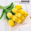 Flores de Tulipán Simuladas Ramo Ins Boda Sala de Estar Adornos Florales Flores Simuladas de Gama Alta Realistas Decorativas Flores Artificiales