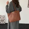 Bolso Tote Transfronterizo Nuevo de Gran Capacidad para Mujer, Bolso de Mano Moderno y Versátil, Bolso de Hombro Sencillo para el Trabajo, Bolso de Axila para Mujer