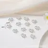 Joias para Unhas Artísticas Transfronteiriças Laço Metal Liga de Zinco Unha para Usar Joias de Unha Fabricante Atacado Unha Artística Borboleta