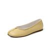 Zapatos de Punta para Niña Vengeant, Lindos, Super Suaves, de Piel de Oveja, Planos, Piel Total, Boca Baja, Talla Grande 42, Otoño 2024