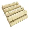 Alambre con soporte de papel kraft alambre de soporte blanco polvo sellador de alimentos tira de amarre seca alambre de soporte cuerda de amarre 1000 piezas