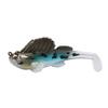 Pacote de iscas artificiais subaquáticas para pesca de peixes saltadores, isca macia com chumbo, anti-enrosco no fundo, isca luminosa biónica para água salgada e doce, peixe mandarim, robalo