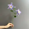 Venda Quente Transfronteiriça Pintura a Tinta Columbina Flores Artificiais Flores de Simulação Decoração de Casa Sala de Estar Flores Decorativas Adereços de Fotografia Celebração de Casamento