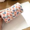 Tela floral fresca pequeña Hilo doble color cereza diy niños lazo pasador material joyería hecha a mano