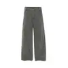 G9757 Retro Americano Calle Principal Resistente Premium Lavado Vintage Diseño Deconstruido Holgado para Hombre Pantalones Cargo Microcurvados