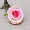 Al por mayor 10cm simulación franela cabeza de flor rosa coche de bodas árbol de Navidad 520 decoración floral para pastel Flores artificiales DIY
