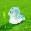 Micro Paisagem Desenho Animado Fofo Dinossauro Animales que Brilham no Escuro Figuras DIY Decoração de Saquinho Surpresa Acessórios Ornatos de Resina para Mesa