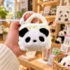 Bolsa de Felpa para Auriculares Monedero Panda Gato Kt Dibujos Animados Lindo Cubierta Protectora para Auriculares Bluetooth Colgante Llavero