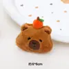 Pelúcia de Desenho Animado Capigbala tamanho pequeno Acessórios para Bonecas Peixe-Balão Fofo Boneca Celebratória Cibernética Bolsa Acessórios para Cabeça Acessórios