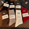 Calcetines de Lana Holgados para Mujer, Calcetines de Media Pantorrilla para Otoño e Invierno, Engrosados y Cálidos, Estilo Coreano y Japonés, Calcetines para Zapatos Birkenstock, Calcetines Largos para Invierno