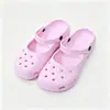 Crocs Feminino Estilo Doce de Ballet Sapatos de Praia de Verão Estilo Doce Sola Macia Mary Janes Chinelos de Bico Fechado Sandálias para Exterior