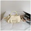 Bolsa para o dia a dia, nova bolsa pequena de ombro estilo coreano, bolsa transversal bucket fashion para mulheres, bolsa de verão nicho 2026, bolsa versátil com cordão