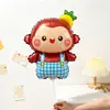 Novo Balão de Folha Grande de Desenho Animado Duoyang com Clipe, Balão Infantil de Clipe de Desenho Animado para Barracas de Rua