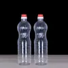 Fornecimento de atacado de fábrica 32 garrafas plásticas PET de 1 litro garrafas para embalagem de líquidos garrafas de cor transparente engarrafado
