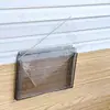 Acessório de Suspensão para Mesa: Porta-Caneta Flexível para Fenda de Tela, Caixa de Armazenamento para Estação de Trabalho, Cinza, Porta-Caneta Transparente