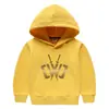 Suéter con Capucha para Niños 2023 Otoño e Invierno Niños y Niñas Camiseta de Manga Larga Forrada de Felpa para Niños Chaqueta Abrigo Engrosada para Niños