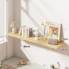 Estante de Pared Oculto de Una Sola Línea Estantería para Libros Colgante de Pared para Sala de Estar Estante Colgante de Pared para Dormitorio
