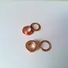 El Fabricante Tiene Stock Listo de 3 mm No. 3 Remaches Huecos para Bolsos y Ropa, Hechos de Latón con Color Níquel Electroplateado y Color Oro Rosa