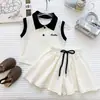 Conjunto de Verão Estilo Coreano para Meninas 2026, Novas Roupas Infantis, Camisa Polo Fashion e Respirável, Conjunto Esportivo de Duas Peças para Meninas