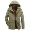 Chaqueta de Algodón Cálida para Hombre con Forro Polar, Espesor Medio, Estilo Nuevo, Cortavientos Casual para Exteriores, Transfronteriza, Otoño e Invierno