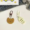 Hebilla de Puerta de Resina 788 Gatito Lindo Pez Personalidad Creativa Llavero Colgante de Bolso Pareja Celebridad de Internet Adornos Colgantes