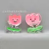 Miçangas de Acrílico com Gotejamento de Óleo em Formato de Flor e Animal com Furos Retos para Materiais de DIY, Acessórios de Cabelo, Pulseiras e Colares