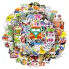 100 Pegatinas de Graffiti Frescas y Sencillas Transfronterizas, Artículos Pequeños Personalizados para Decorar Agendas, Patinetas, Pegatinas Impermeables