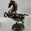 Ornamentos Antigos Dourados Cavalo para o Sucesso, Cavalo do Zodíaco de Cobre, Presentes para Decoração de Casa, Artesanato, Fornecimento ao Vivo e Atacado