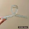 Pinza de tiburón grande coreana para el cabello, accesorio simple para recogido en la parte trasera de la cabeza, pinza de pelo de alta gama para mujer