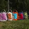 Bolso cruzado de color bloqueado para exteriores, Mochila pequeña multifuncional, Bolso para botella de agua de doble uso de alta apariencia, Bolso de hombro para senderismo y montañismo