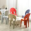 Silla de Comedor Nórdica Moderna Simple Apilable Taburete de Escritorio para Dormitorio Económico Taburete de Escritorio para Negociación Silla de Plástico para el Hogar