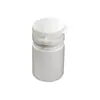 Frascos Plásticos de HDPE Personalizados para Medicamentos 15-120ml Frascos Sólidos Brancos para Embalagem de Produtos para Saúde, Cápsulas e Comprimidos