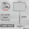 Supermercado A4 aço inoxidável poster frame vertical stand loja de frutas preço tag display stand tag tag preço stand