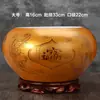 Adornos de Cornucopia Cerámica Jingdezhen Sala de Estar Entrada Acuario Decoración para Atraer Riqueza y Tesoro, Regalos de Inauguración de Casa y Apertura