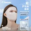 Mascarilla facial protectora solar de malla transpirable para todo el rostro, con soporte lateral, amigable con la piel, parasol facial transpirable para exteriores Gini