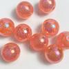 16mm Mabei pó de ouro luminoso contas redondas furo reto contas soltas diy corrente de celular feita à mão material para contas acessórios de joia