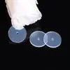 Disco Voador Pequeno Anti-Hipertrófico Osso da Orelha Unha Fixa Gaxeta Macia Clipe de Orelha de Silicone Patch Unha de Lábio Anti-Retração Espaçador de Pérola
